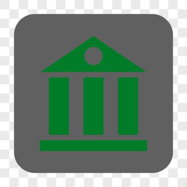 Banka Binası yuvarlak kare düğme