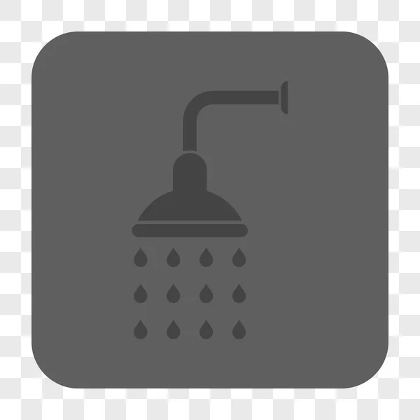 Shower Rounded Square Button — Stockvector