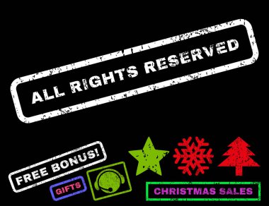 Lastik damgası tüm hakları saklıdır