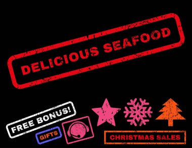 Lezzetli deniz ürünleri pencere boyutu