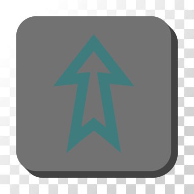 Yuvarlatılmış Kare vektör düğmesini yukarı ok