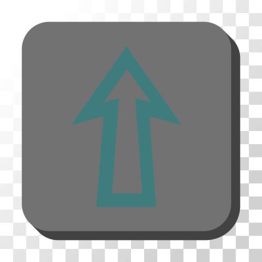 Yuvarlatılmış Kare vektör düğmesini yukarı ok