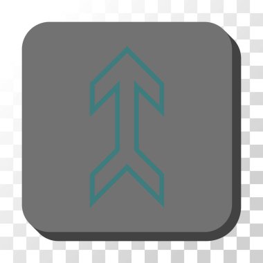 Yuvarlatılmış Kare vektör düğmesini yukarı ok