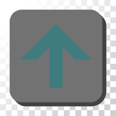 Yuvarlatılmış Kare vektör düğmesini yukarı ok