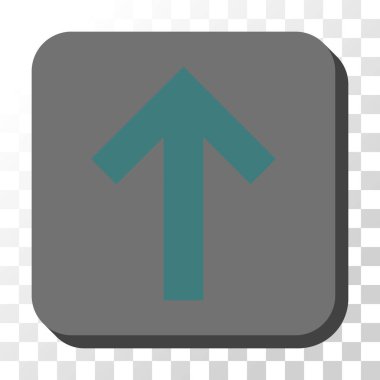 Yuvarlatılmış Kare vektör düğmesini yukarı ok