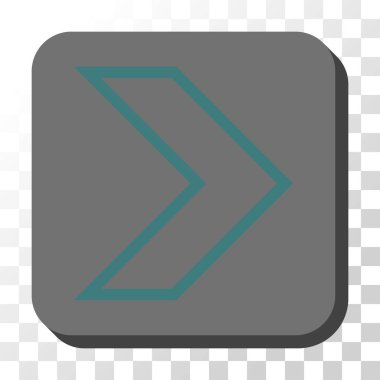 Kare vektör düğme ok ucu sağ yuvarlak