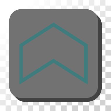 Yuvarlatılmış Kare vektör düğmesini yukarı ok ucu