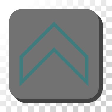 Yuvarlatılmış Kare vektör düğmesini yukarı ok ucu