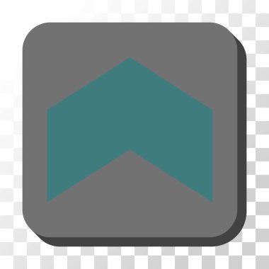 Yuvarlatılmış Kare vektör düğmesini yukarı yön