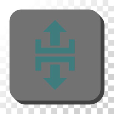 Düşey yönde yuvarlatılmış kare vektör düğmesini bölmek