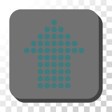 Yuvarlatılmış Kare vektör düğmesini yukarı noktalı ok