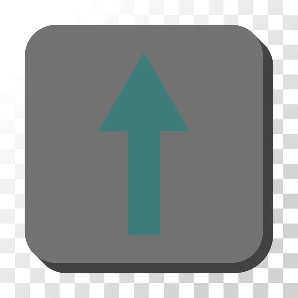 Flecha arriba redondeado cuadrado botón vectorial — Archivo Imágenes Vectoriales