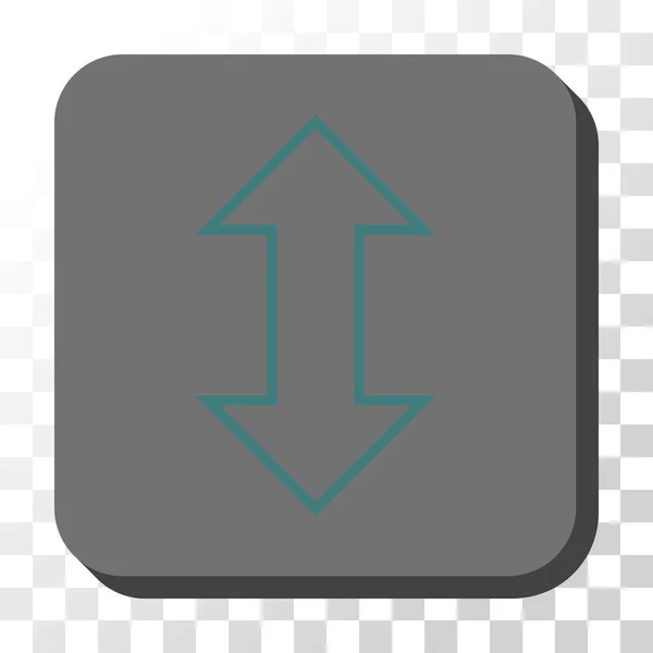 Ανταλλαγή κατακόρυφη στρογγυλεμένη κουμπί τετράγωνο διάνυσμα — Διανυσματικό Αρχείο