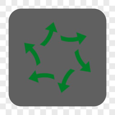 Santrifüj okları yuvarlak kare düğme