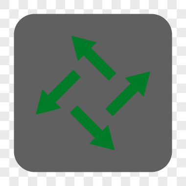 Santrifüj okları yuvarlak kare düğme