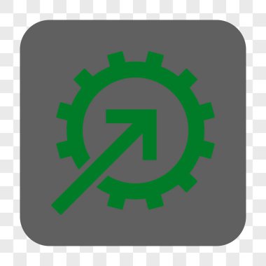 COG Tümleştirme yuvarlak kare düğme