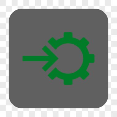 COG Tümleştirme yuvarlak kare düğme