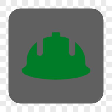 İnşaat kask yuvarlak kare düğme