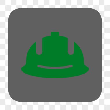 İnşaat kask yuvarlak kare düğme