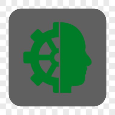 Cyborg dişli yuvarlak kare düğme