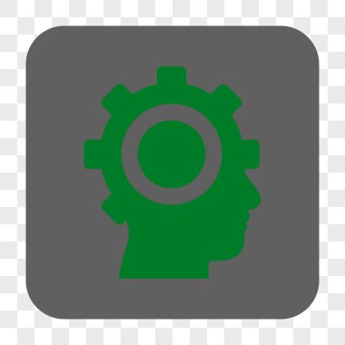 Cyborg dişli yuvarlak kare düğme