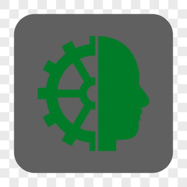 Cyborg dişli yuvarlak kare düğme