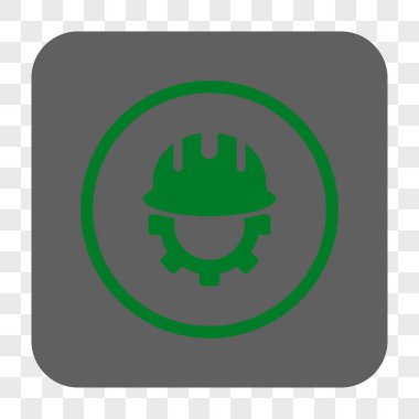 Geliştirme Hardhat yuvarlak kare düğme