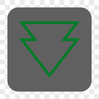 Yuvarlatılmış Kare düğme aşağı yön