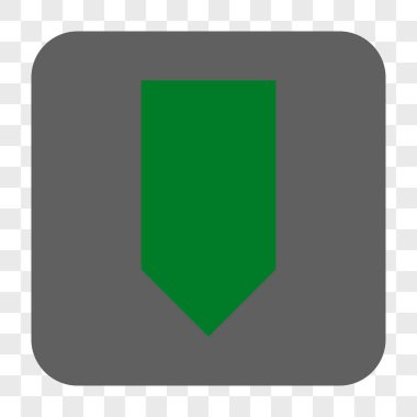 Yuvarlatılmış Kare düğme aşağı yön