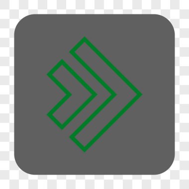 Yön sağ yuvarlak kare düğme