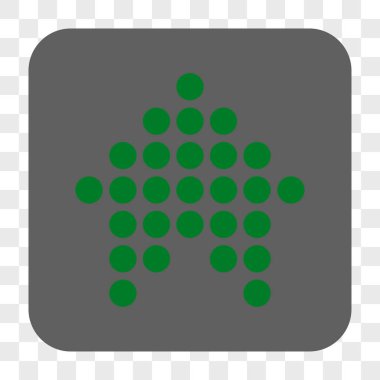 Yuvarlatılmış Kare düğmesini yukarı noktalı ok