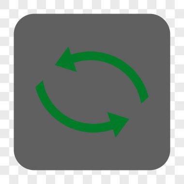 Exchange okları yuvarlak kare düğme