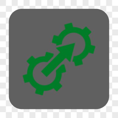 Dişli Tümleştirme yuvarlak kare düğme