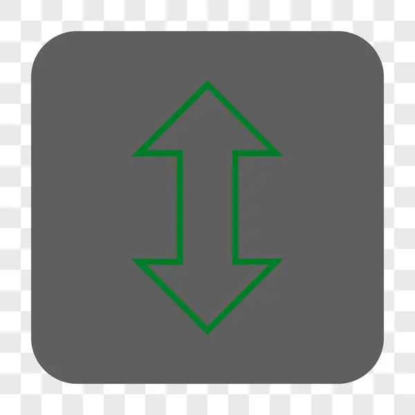 Botón cuadrado redondeado vertical de intercambio — Vector de stock