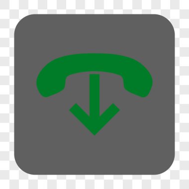 Yuvarlatılmış Kare düğme telefon asmak