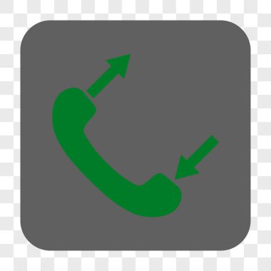 Konuşan yuvarlatılmış kare düğme telefon