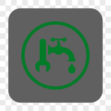 Sıhhi tesisat yuvarlak kare düğme