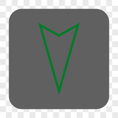 İşaretçiyi yuvarlatılmış kare düğmesini basılı