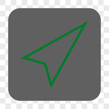 İşaretçi şu kadar kare düğme yuvarlak