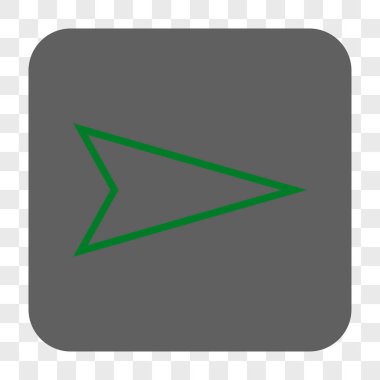 Kare düğme işaretçi sağ yuvarlak