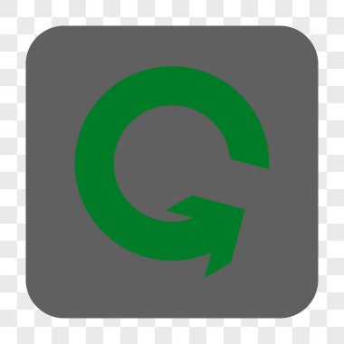 Döndürme Ccw yuvarlak kare düğme