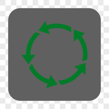 Döndürme yuvarlak kare düğme