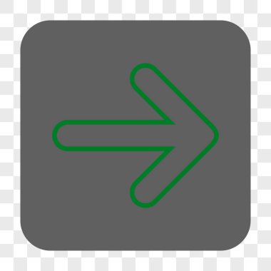 Yuvarlak ok sağ yuvarlak kare düğme