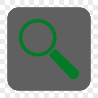 Arama aracı yuvarlak kare düğme