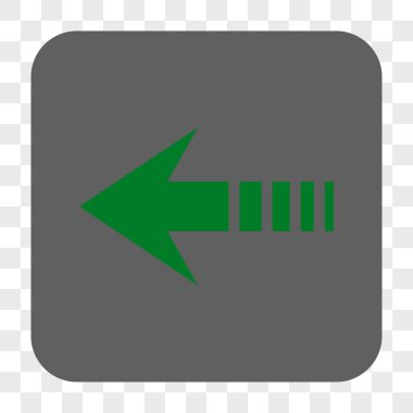 Sol yuvarlak kare düğme göndermek