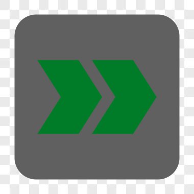 Şu yuvarlak üst karakter kare düğme