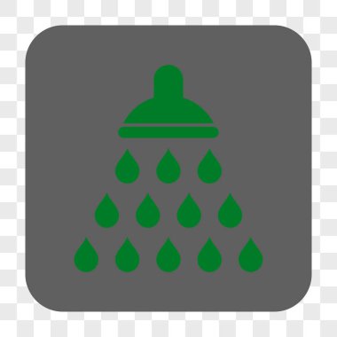 Duş yuvarlak kare düğme