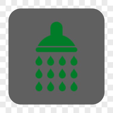 Duş yuvarlak kare düğme