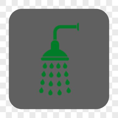 Duş yuvarlak kare düğme