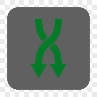 Yuvarlatılmış Kare düğme aşağı okları shuffle